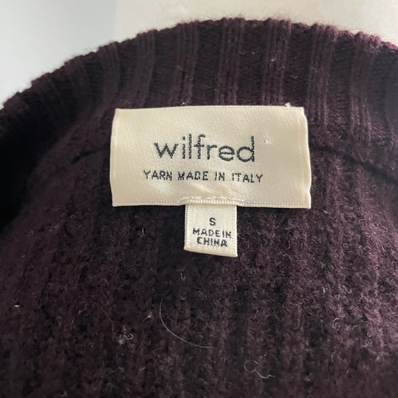 Wilfred cropped thick knit sweater - Picture 4 of 4